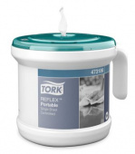 Диспенсер TORK полотенец с центральной вытяжкой пластик белый переносной REFLEX (стартовый набор)