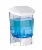 Диспенсер 500мл жидкого мыла пластик прозрачный D-SD05 (30 шт/кор)