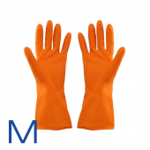 Перчатки резиновые бытовые р-р 8 (M) (200 пар/кор)