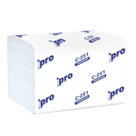 Салфетка бумажная V-сложения PROtissue 16-21см 2сл 200 шт/упак, 20 упак/кор Салфетка бумажная V-сложения PROtissue 16-21см 2сл 200 шт/упак, 20 упак/кор